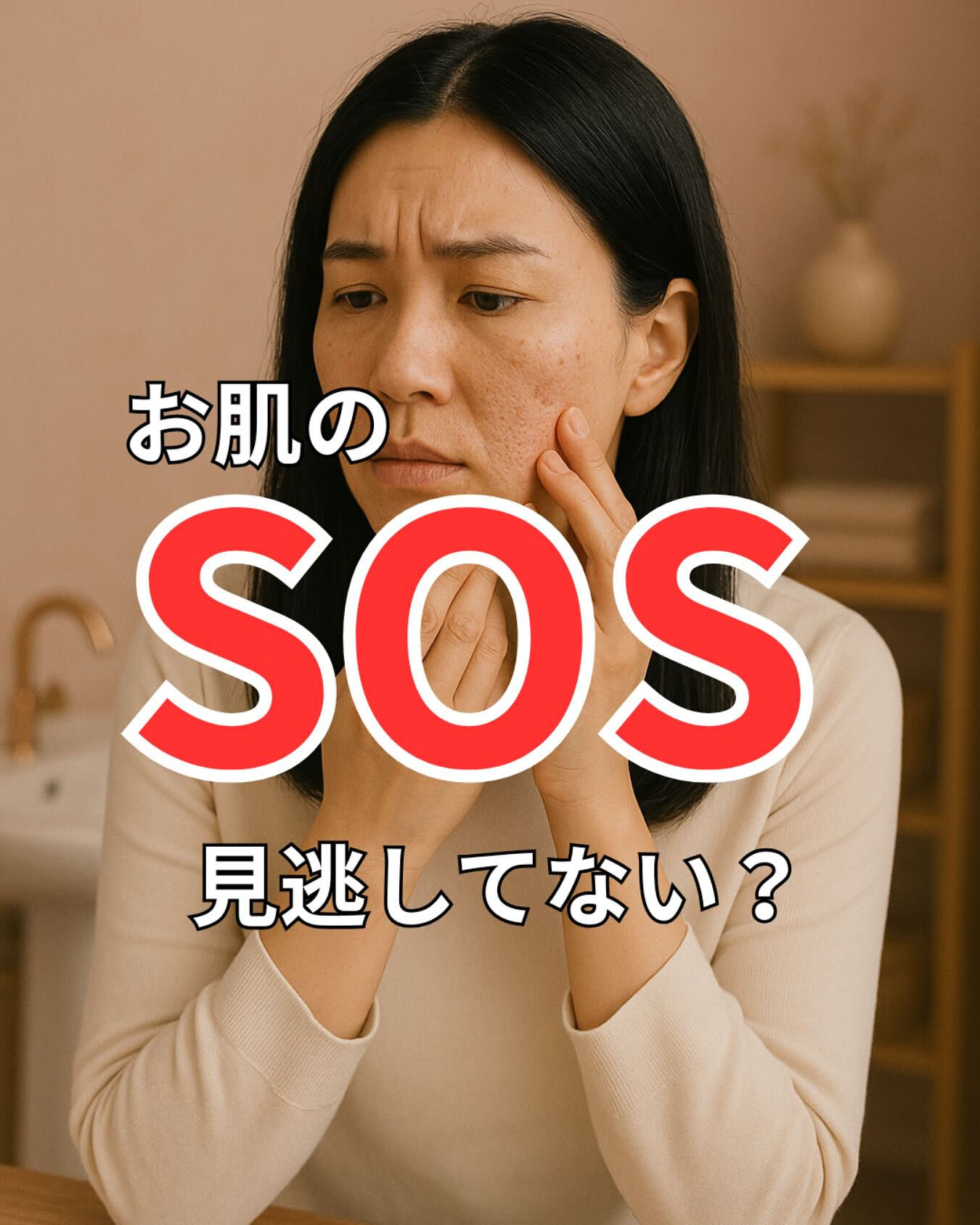顔がブツブツしてザラザラしてかゆい原因は何？